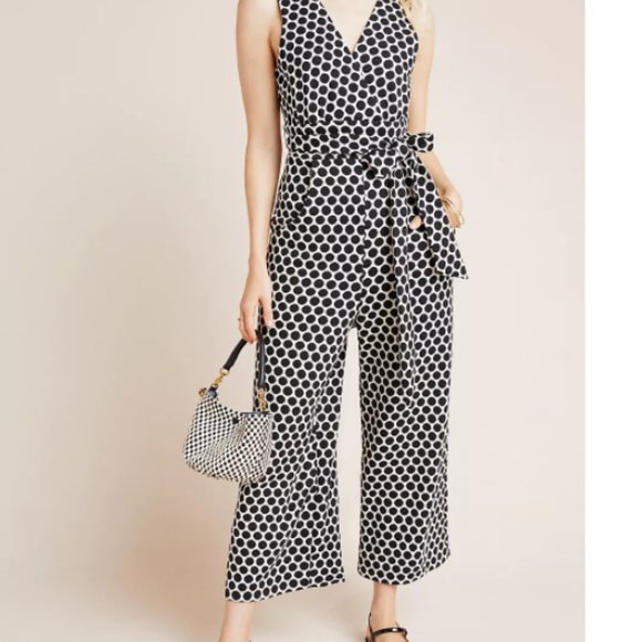 Anthropologie Masha Abstract Knit Jumpsuit - Picture 1 of 3